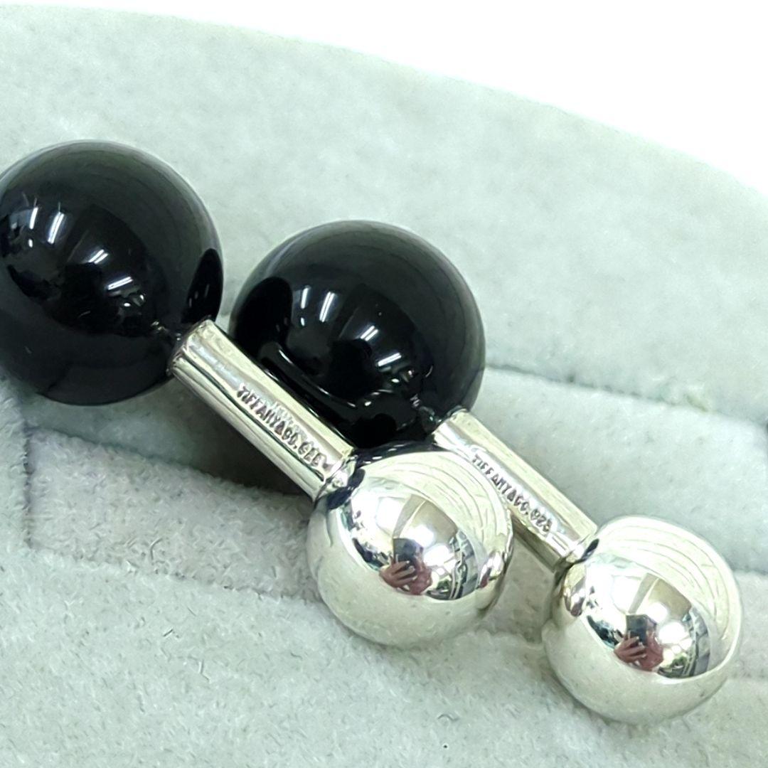 Tiffany ティファニー SV925 オニキス カフス ヴィンテージ