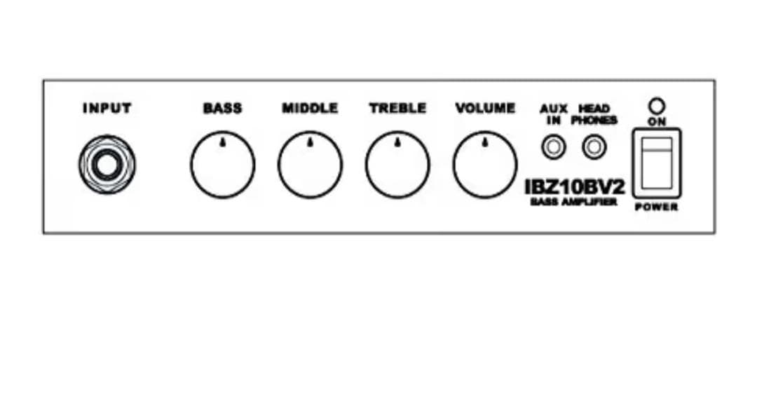 Ibanez エレキ・ベース用10W 練習用アンプ IBZ10BV2