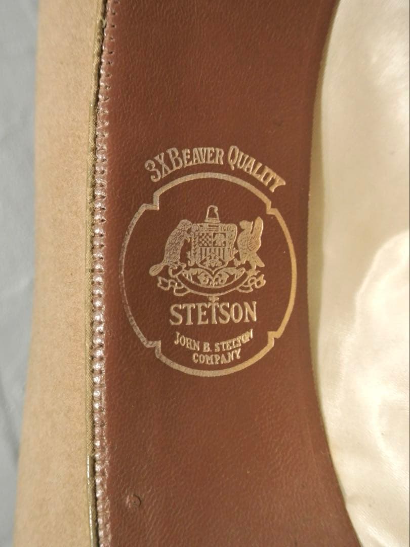 帽子 50s Vintage Stetson 3X BEAVER 1/4 58cm