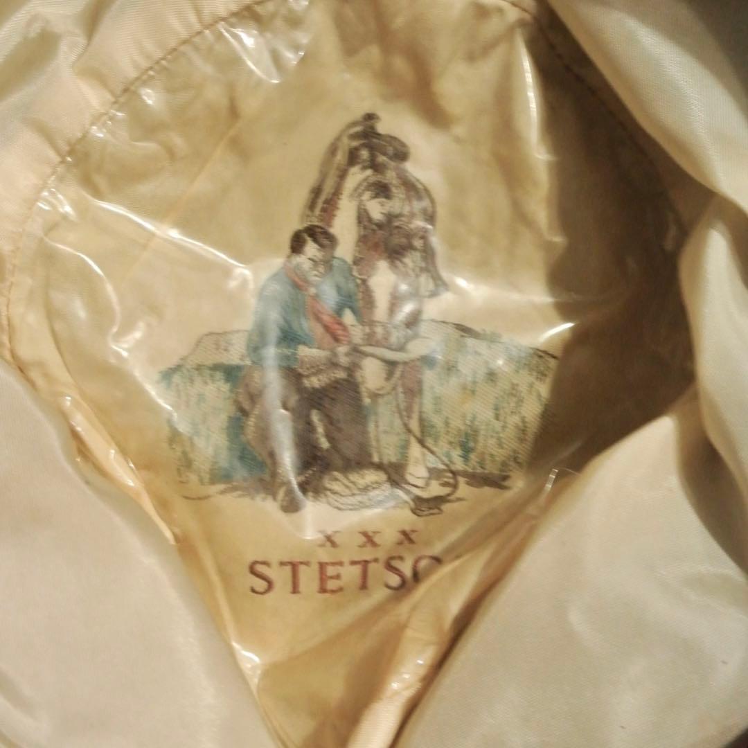帽子 50s Vintage Stetson 3X BEAVER 1/4 58cm