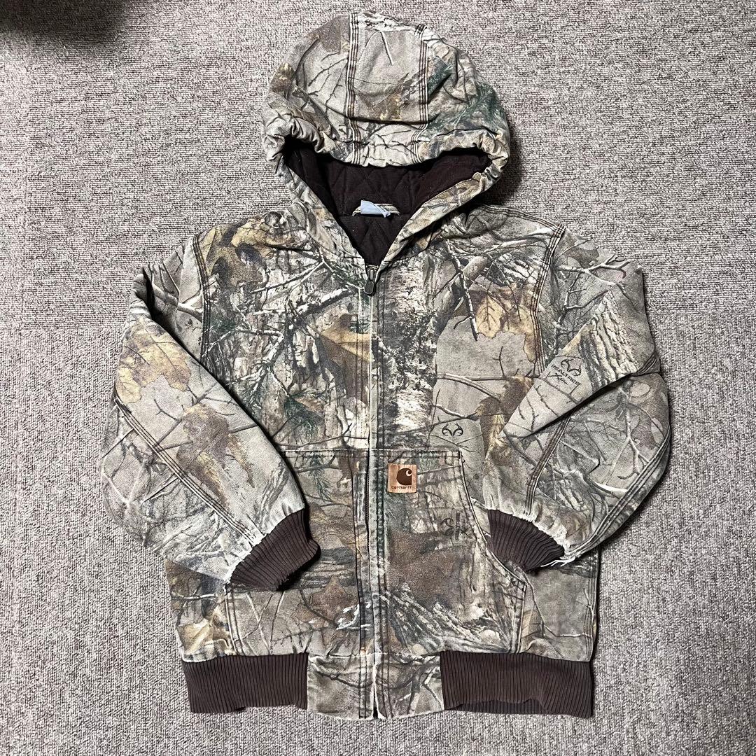 希少 Carhartt アクティブジャケット リアルツリーカモ キッズ
