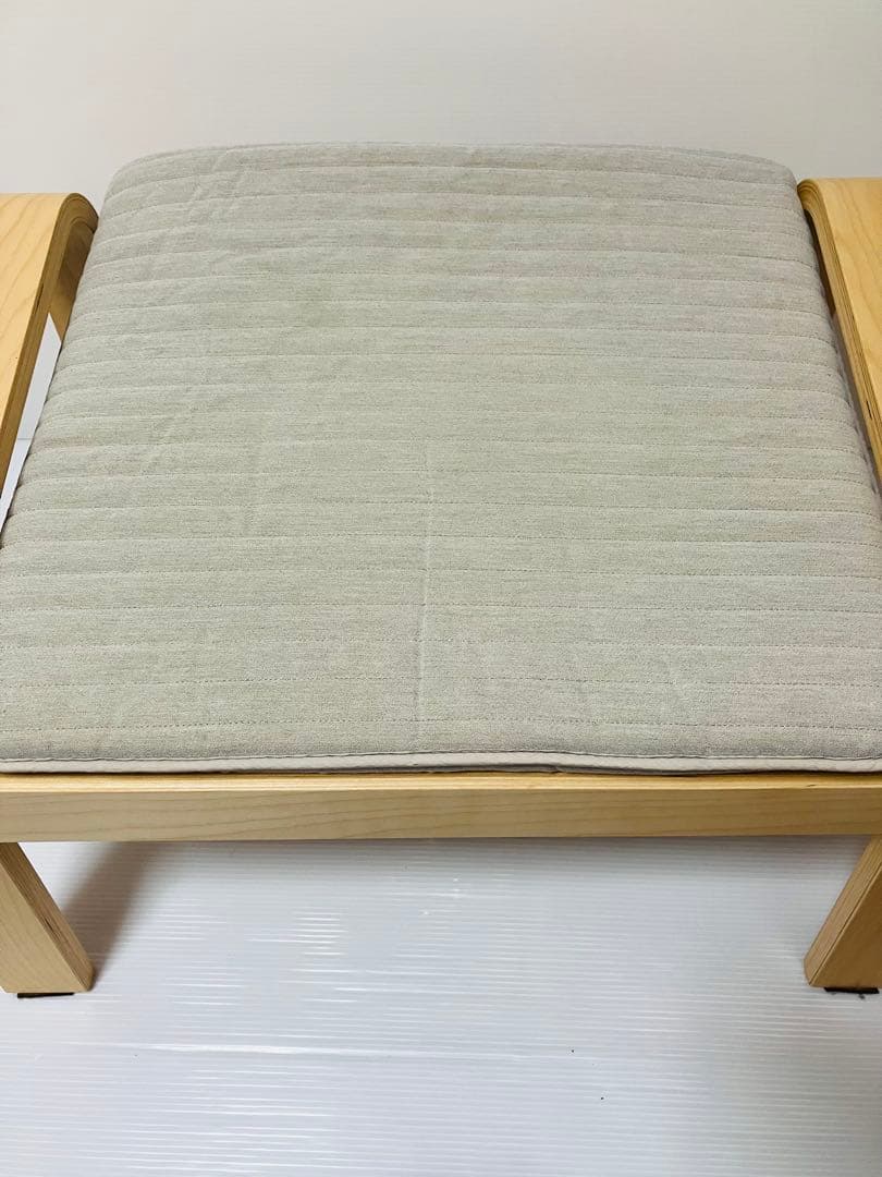 IKEA イケア POÄNG ポエング チェア＋オットマン セット 木製フレーム