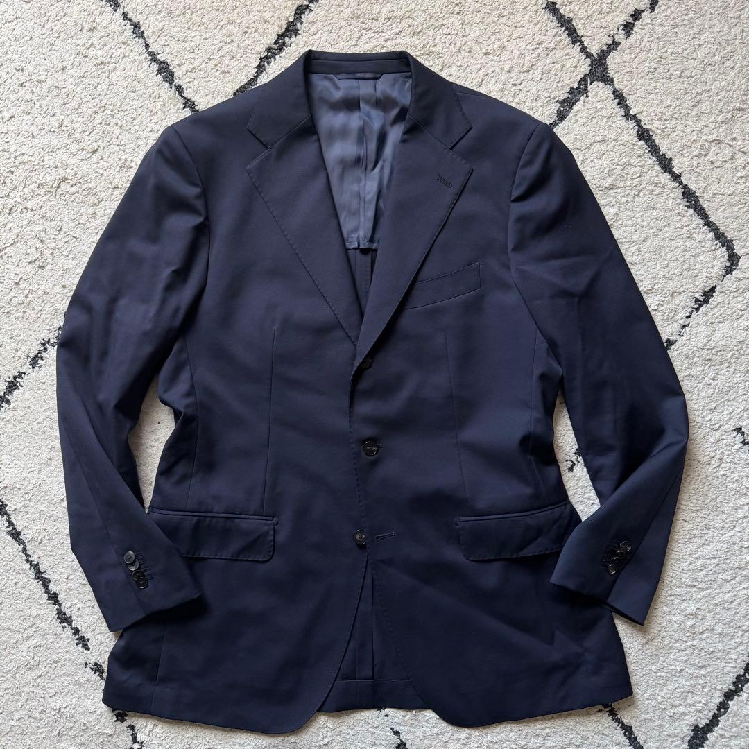 ユニバーサルランゲージ　カノニコ　スーツ　セットアップ　スリーピース　ネイビー