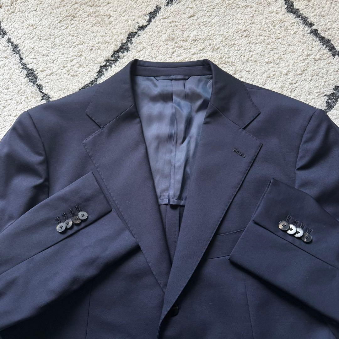 ユニバーサルランゲージ　カノニコ　スーツ　セットアップ　スリーピース　ネイビー