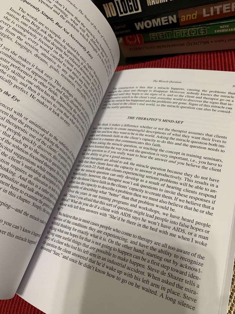 More Than Miracles - 解決志向短期療法