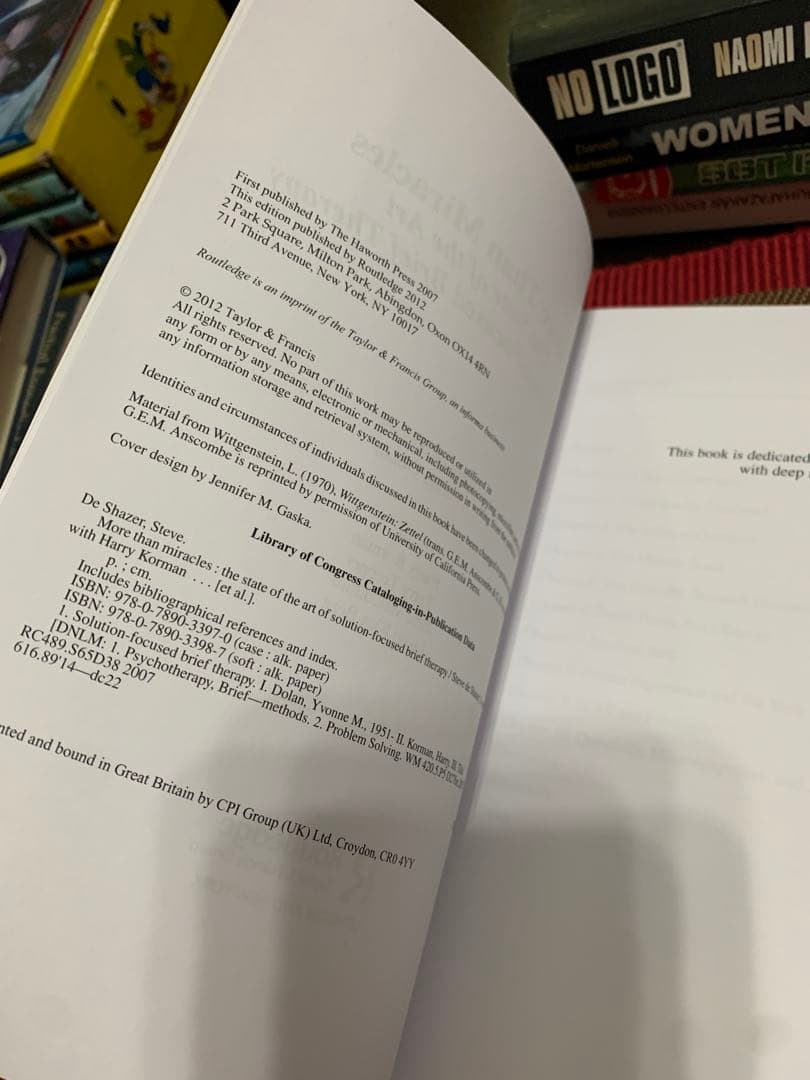 More Than Miracles - 解決志向短期療法