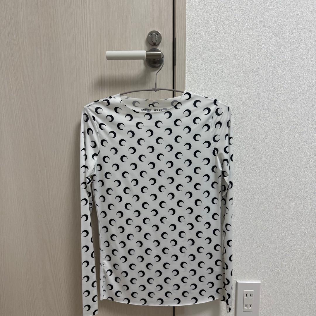 marine serre crescent moon セカンドスキン シャツ