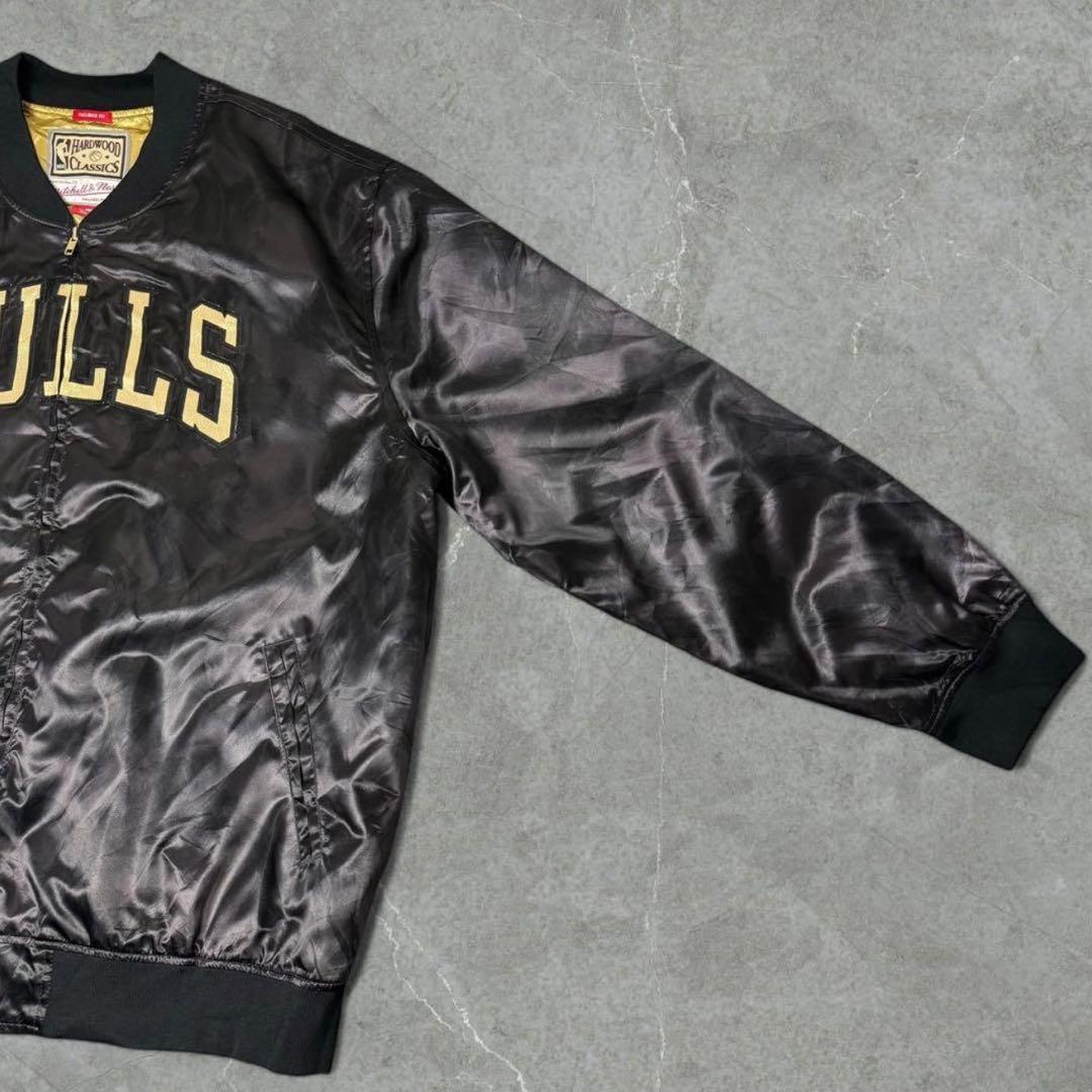 SALE！【美品】ミシェル&ネス　シカゴブルズ　スタジャン 4XL 記念モデル