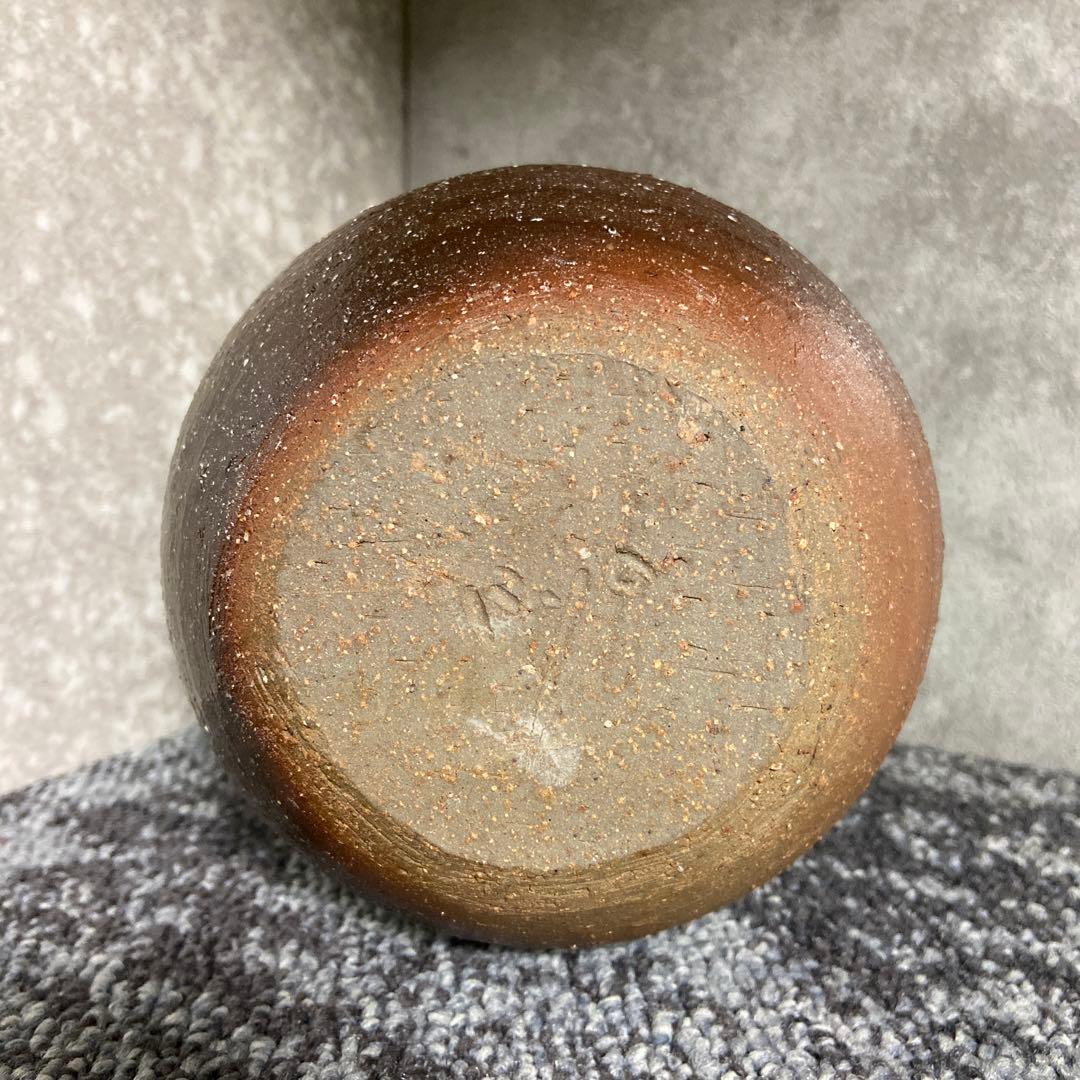 備前焼　坂井良平　羽付丸花入　花器　花瓶　一輪挿し　天使　エンジェル　インテリア