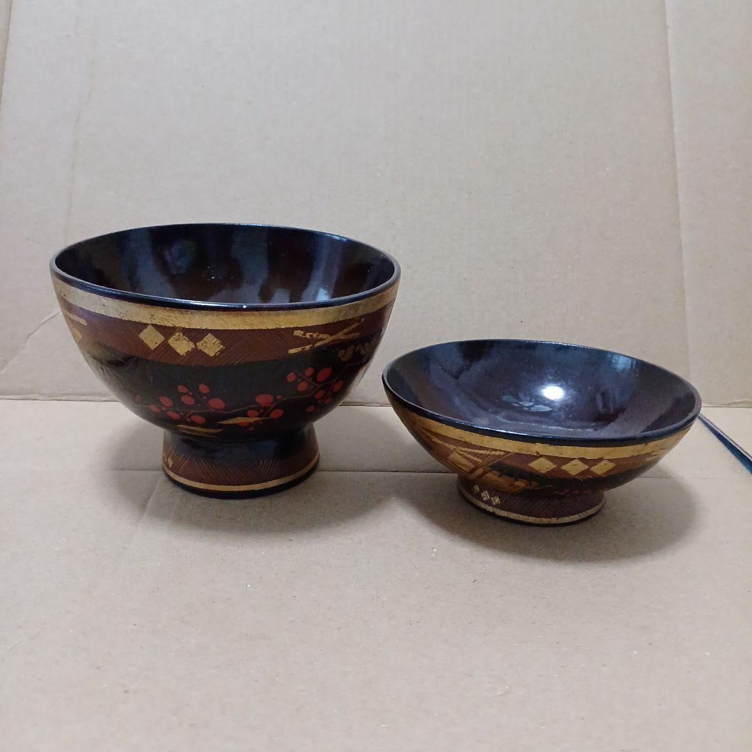 江戸時代　秀衝塗　椀