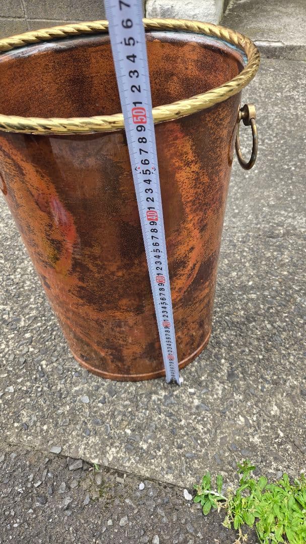 銅　ブロンズ　　傘立て　ヴィンテージ