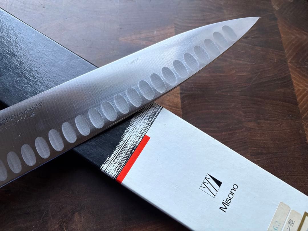 Misono ミソノ　サーモン　牛刀　240mm 包丁　8寸　ステンレス　研ぎ済