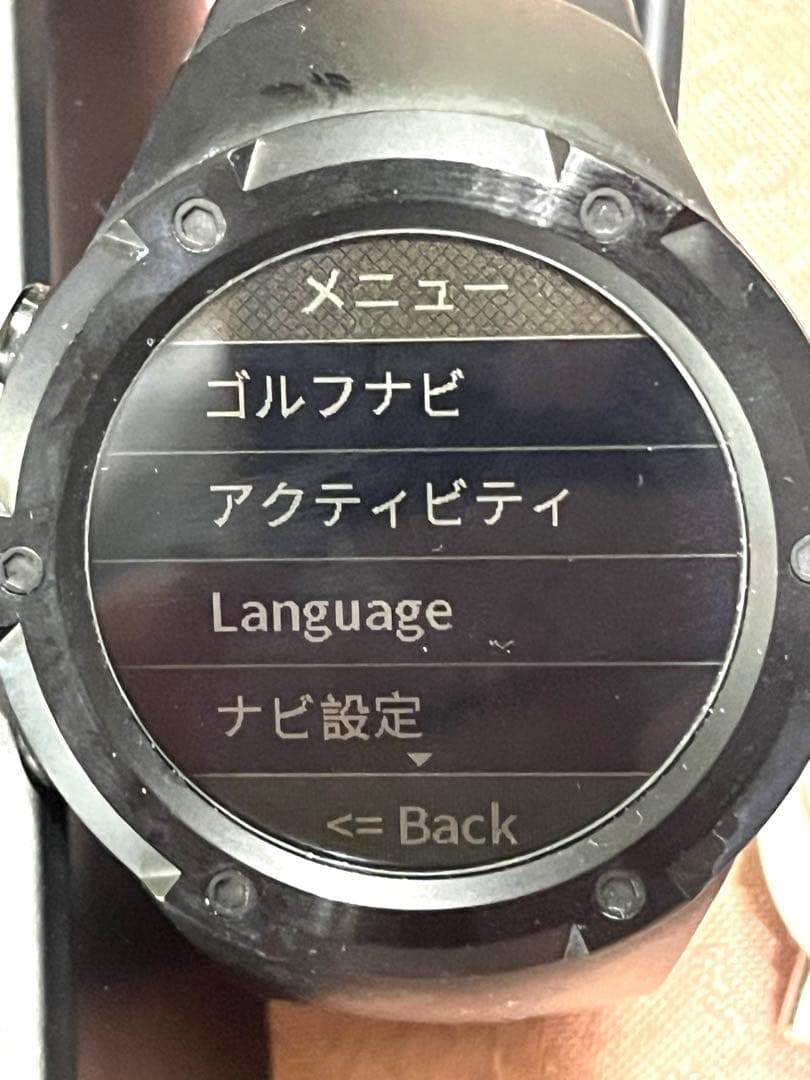 今だけ値下:ショットナビEvolve Pro touch 黒　GPSゴルフナビ