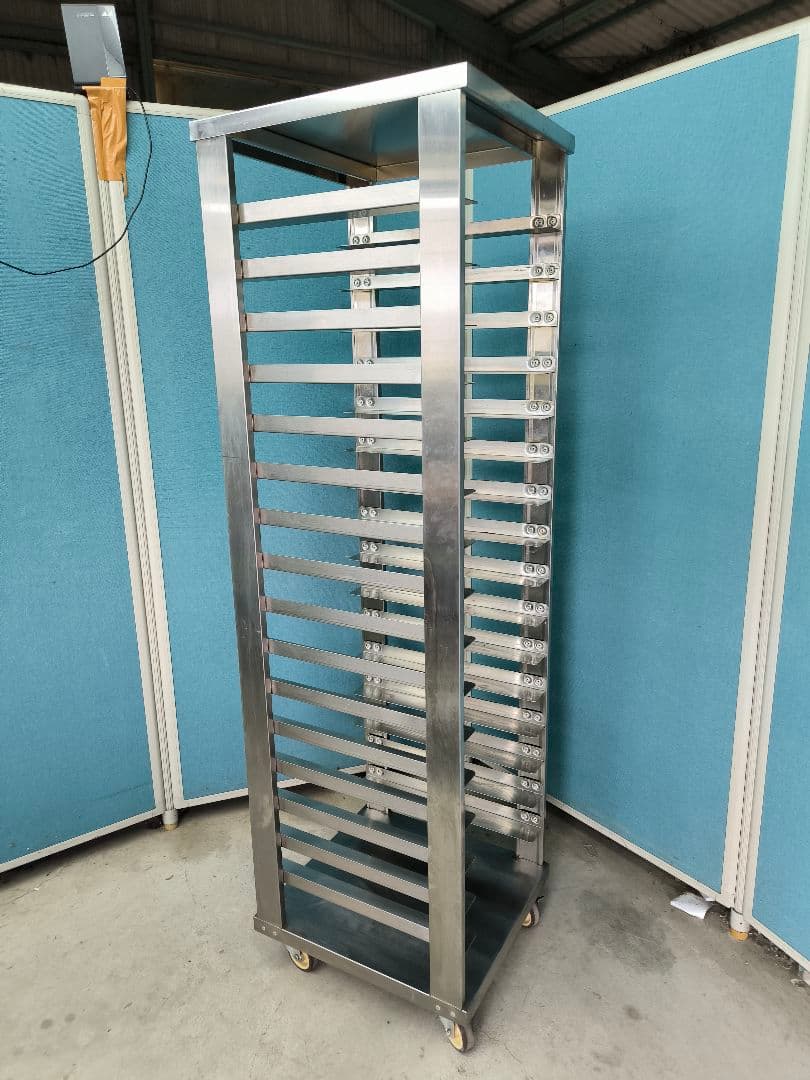 タニコー　シングルラック　ラックカート16枚差　TX-BR-460　天板15枚付