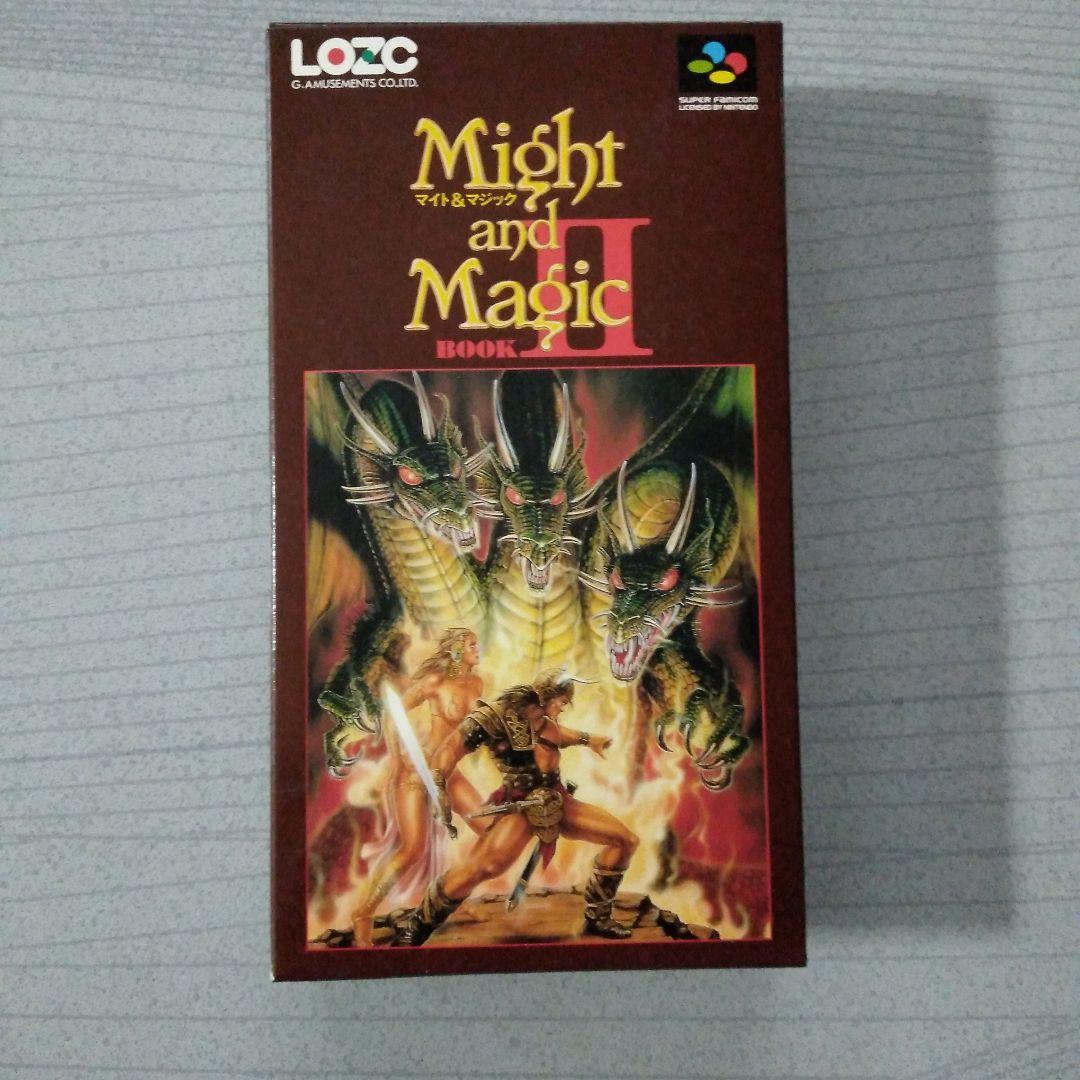 希少！新品！『マイト&マジック2』　スーパーファミコン