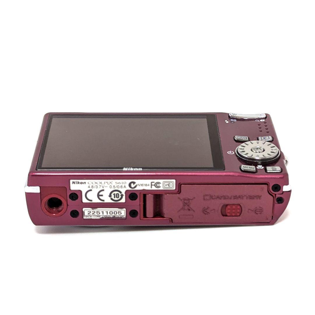 【美品】 Nikon COOLPIX S610 パープル 充電器 バッテリー付