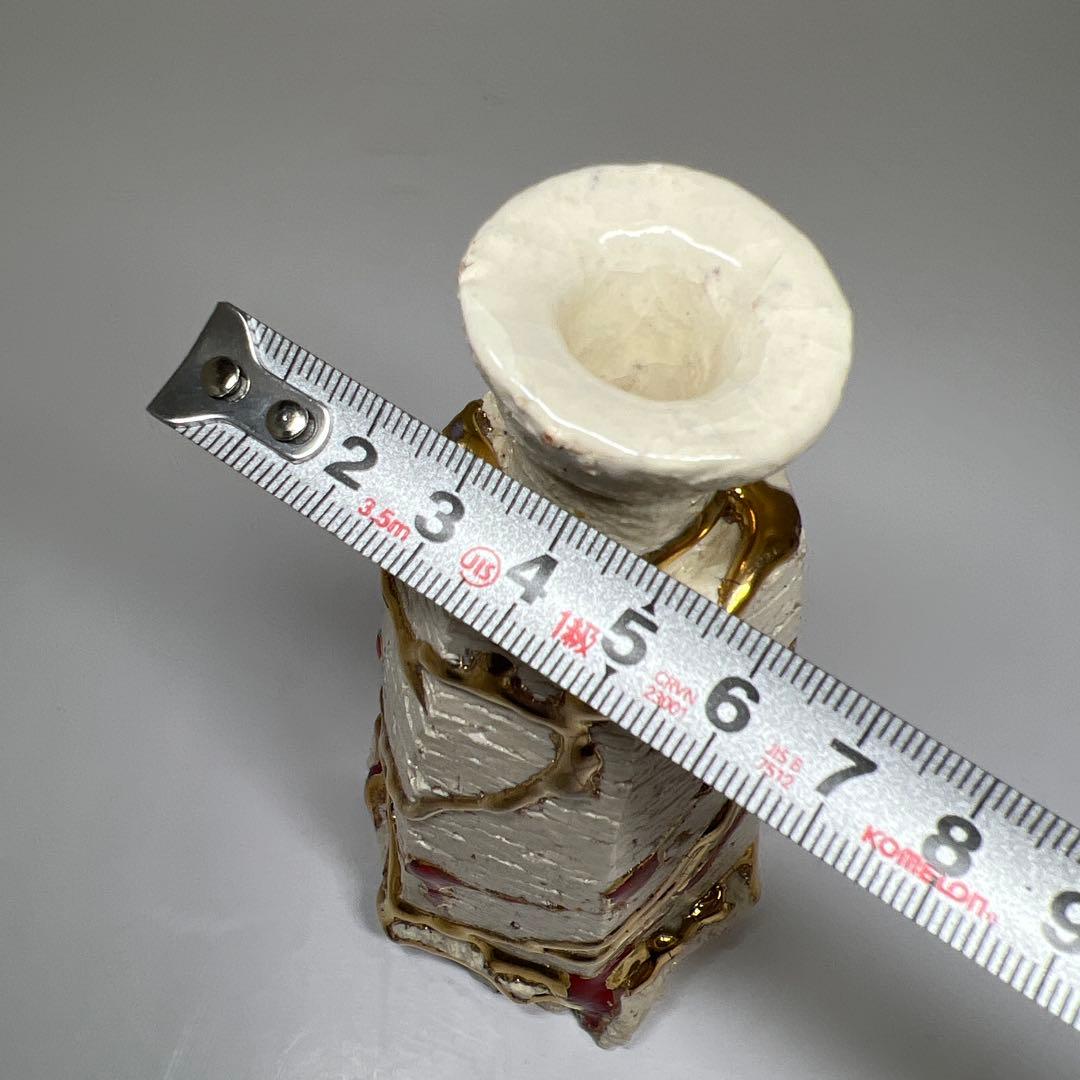 市川透　葉隠粉引徳利　共箱　高さ約15㎝　東Y7-1010☆2Fトヒカコ