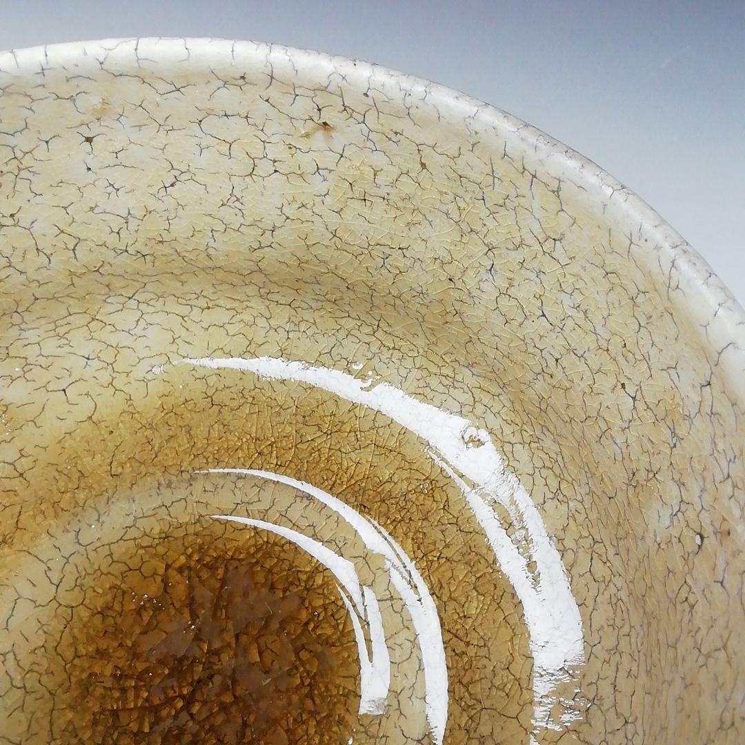 Ｔ１０３　茶碗　『因勅題　復刻　海上風静』『八王子窯　伊藤優』　共箱　茶道具