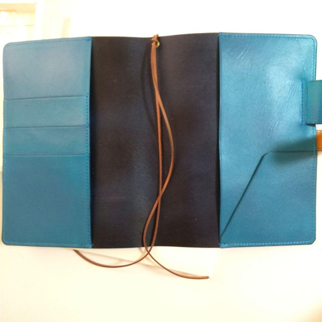 星空の本革手帳カバー A5 夜空 レザー 星座