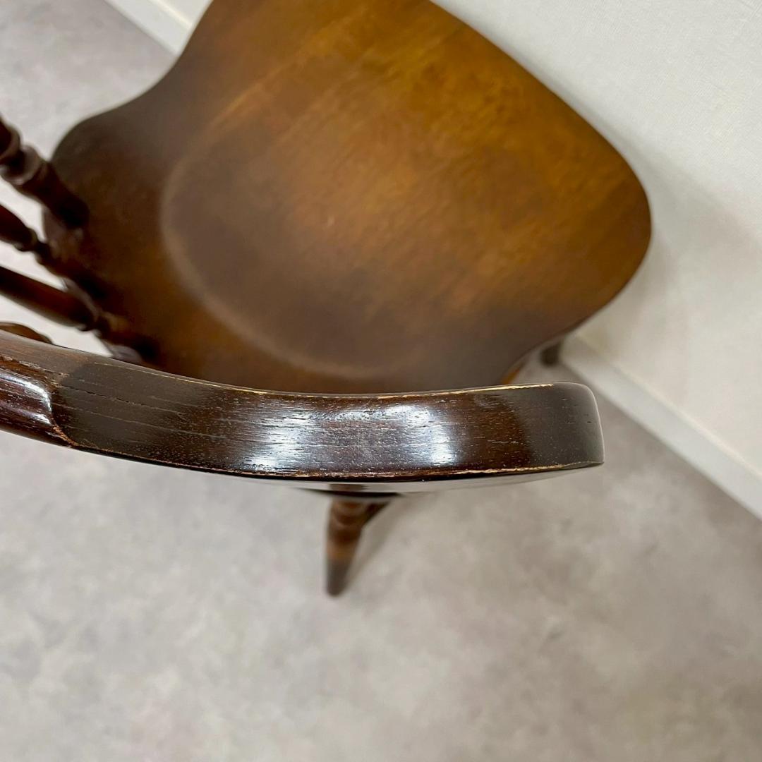 飛騨産業 キツツキマーク ウィンザーチェア 無垢材 国産家具 ヴィンテージ B