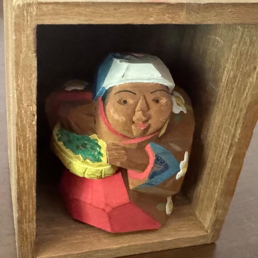 茶の木 宇治人形（桂楽峯 作）