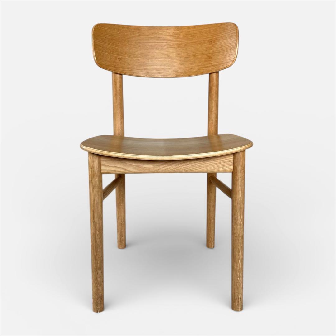 無印良品　MUJI　オーク材　ダイニングチェア　①② 2脚セット