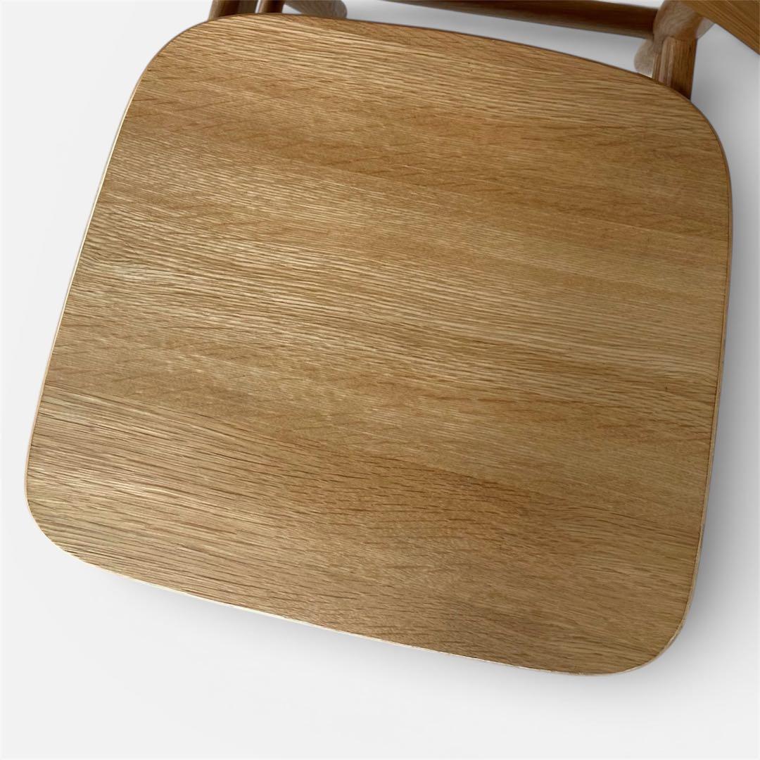無印良品　MUJI　オーク材　ダイニングチェア　①② 2脚セット
