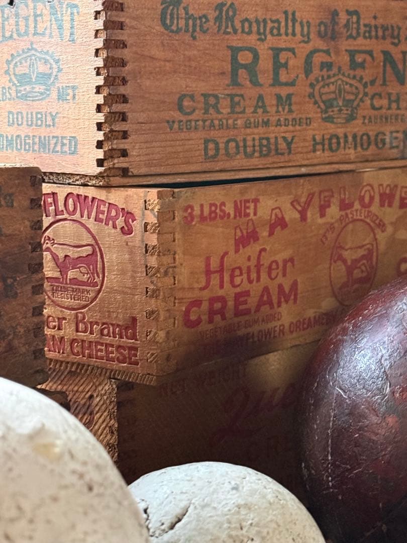 アンティーク雑貨 Vintage Cheese Box