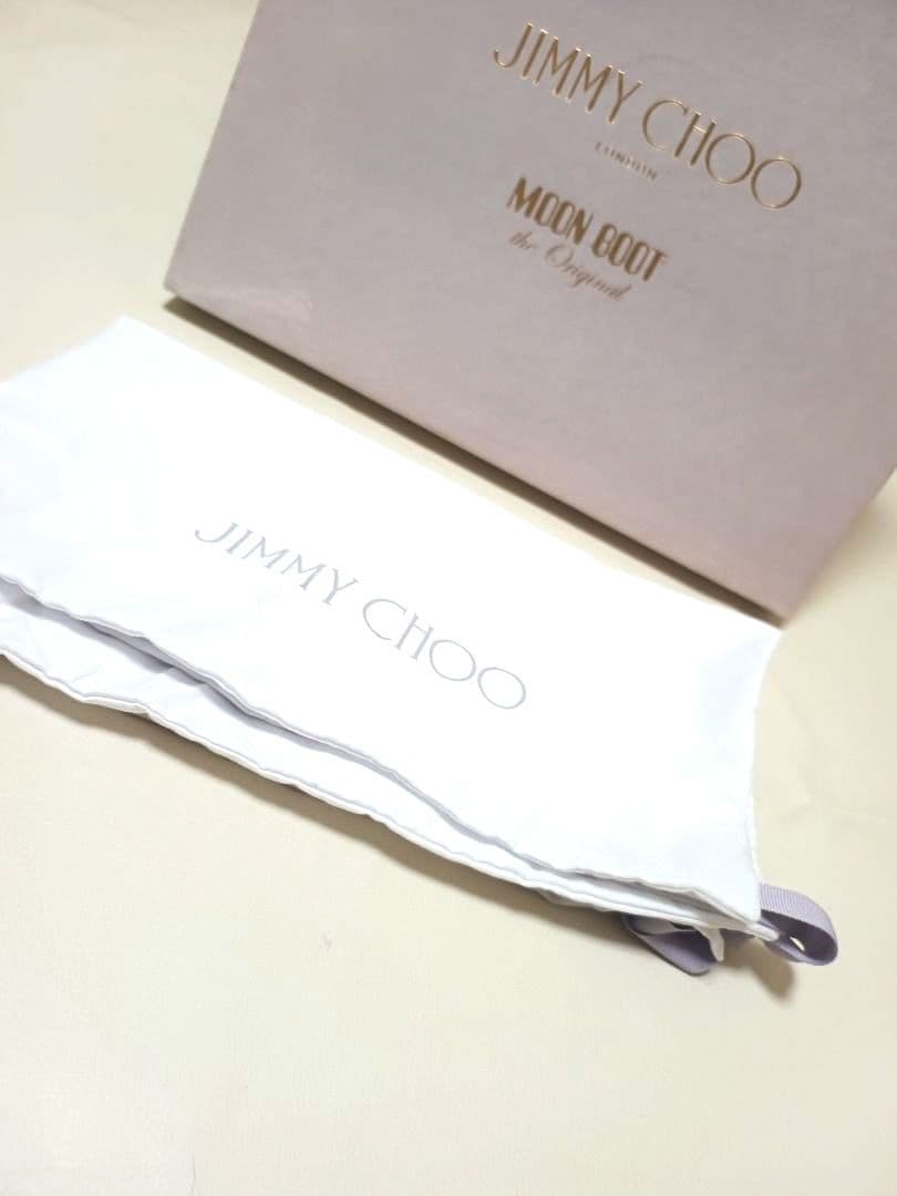 希少　JIMMY CHOO 厚底　シープスキン ムートン　 スノーブーツ
