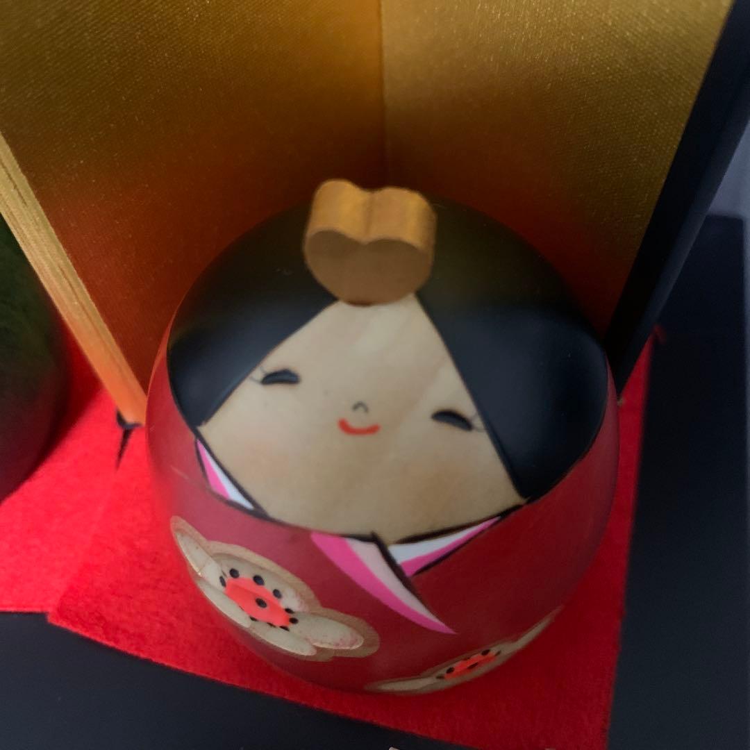 卯三郎　お雛さまこけし　笑い雛