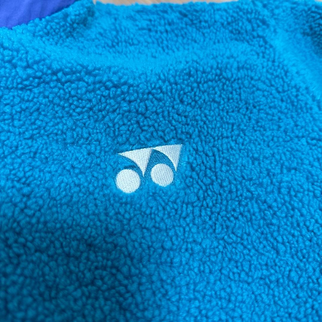 美品 ヨネックス YONEX リバーシブル ボアジャケット ネイビー Lサイズ