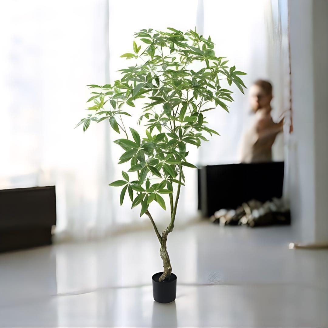 光触媒　人工観葉植物　ウォールグリーン　フェイクグリーン　パキラツリー210