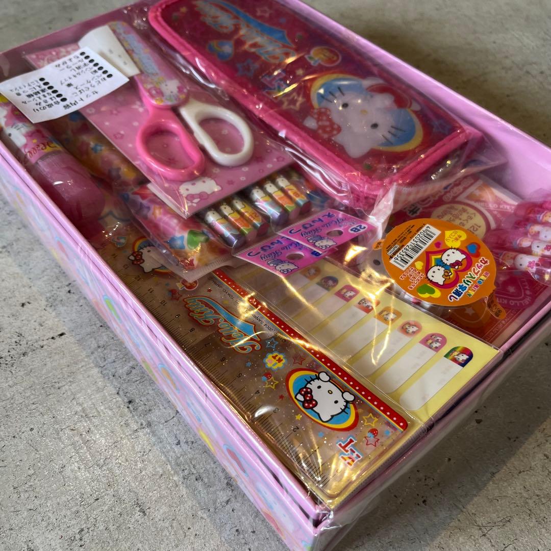 Sanrio　サンリオ　ハローキティ　お道具箱　レトロ　平成　小学校　文房具