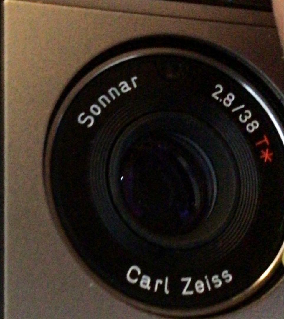 CONTAX T2 シルバー フィルムカメラ ケース付き