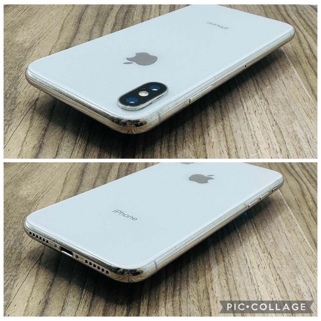 【新品大容量バッテリー】iPhoneX シルバー 256GB SIMフリー