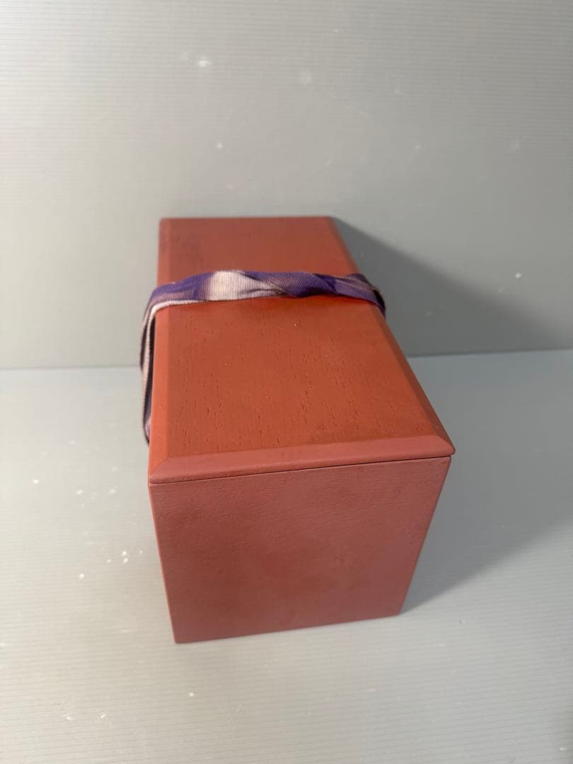 2594 青磁　花瓶　花台付　時代物