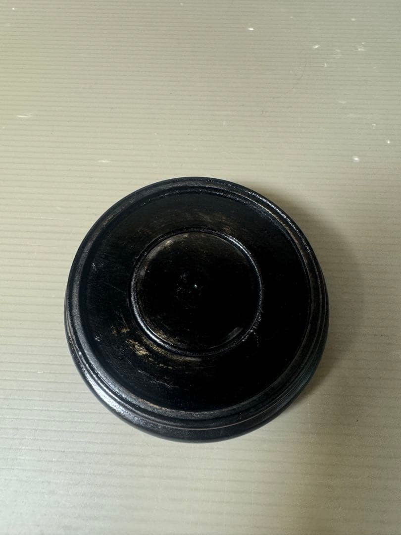 2594 青磁　花瓶　花台付　時代物