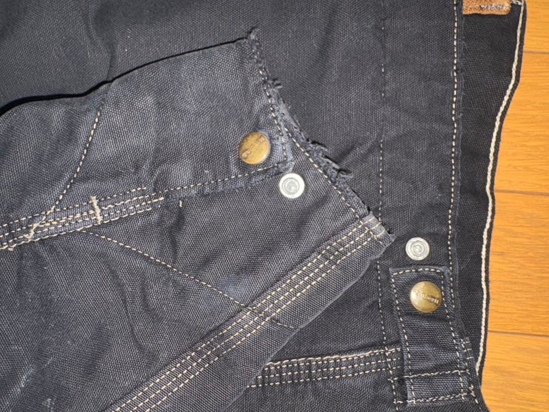 carhartt デトロイトジャケット　j146 WET 黒染め　ブラック