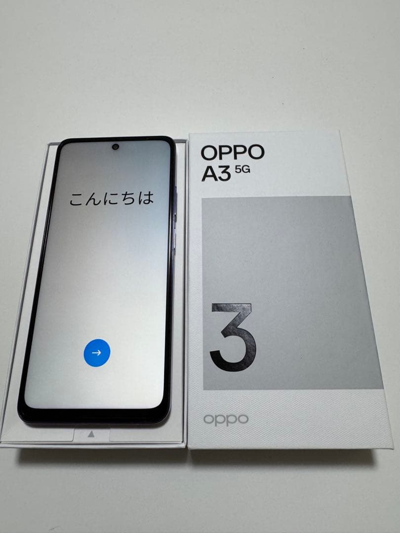 OPPO A3 5G ほぼ新品 開通テストのみ SIMフリー