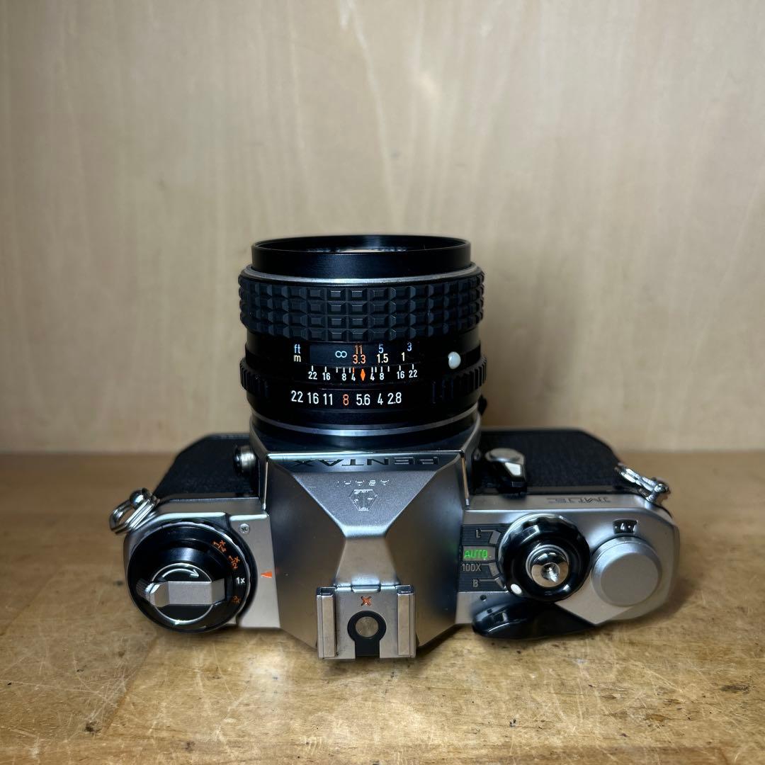 Pentax ME+希少レンズSMC Pentax 30 f2.8 完動極美品