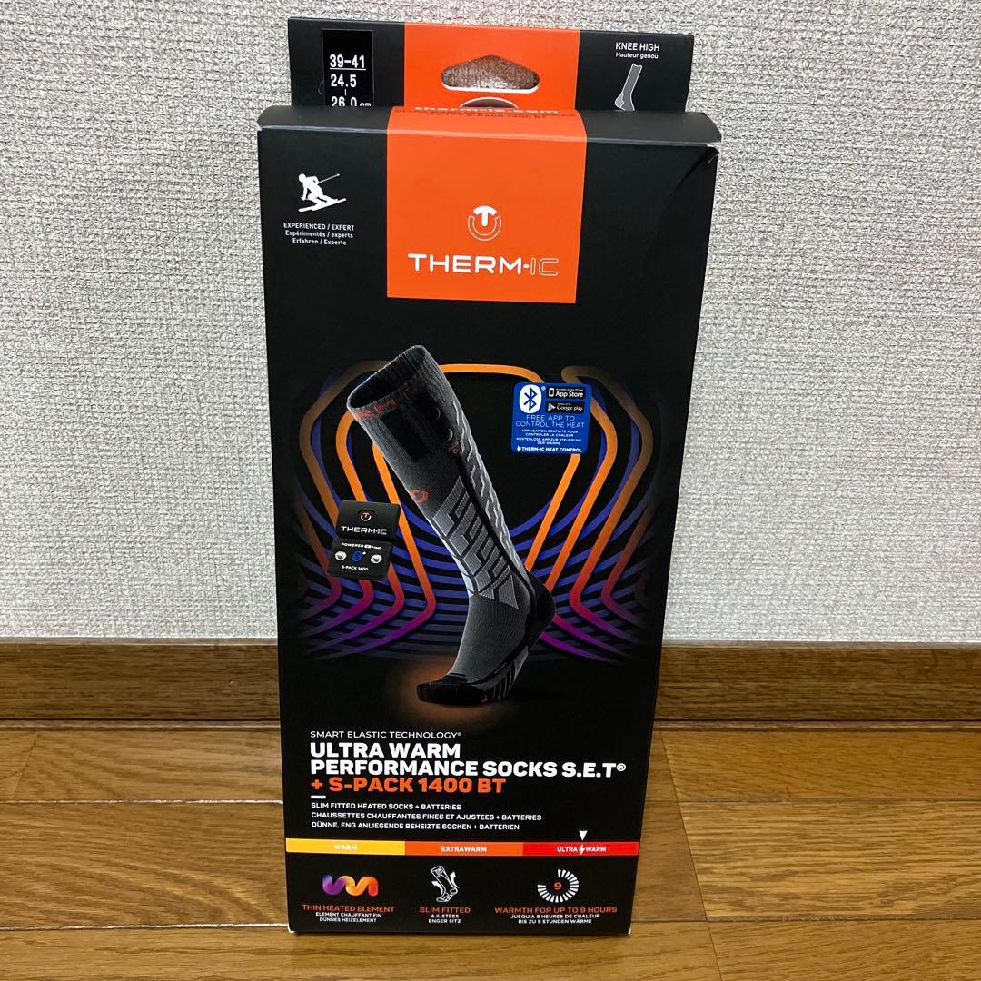【スキー・スノボ用ソックス】サーミック（THERM-IC）電熱ソックス