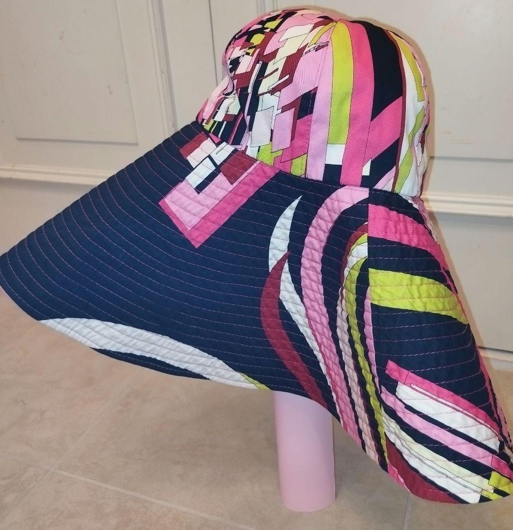 エミリオ・プッチ　帽子　美品　サイズⅠ　つば広