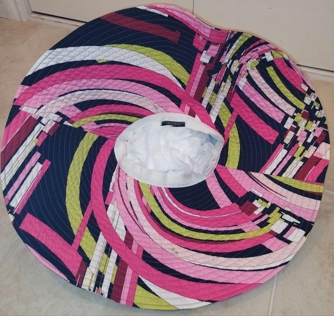 エミリオ・プッチ　帽子　美品　サイズⅠ　つば広