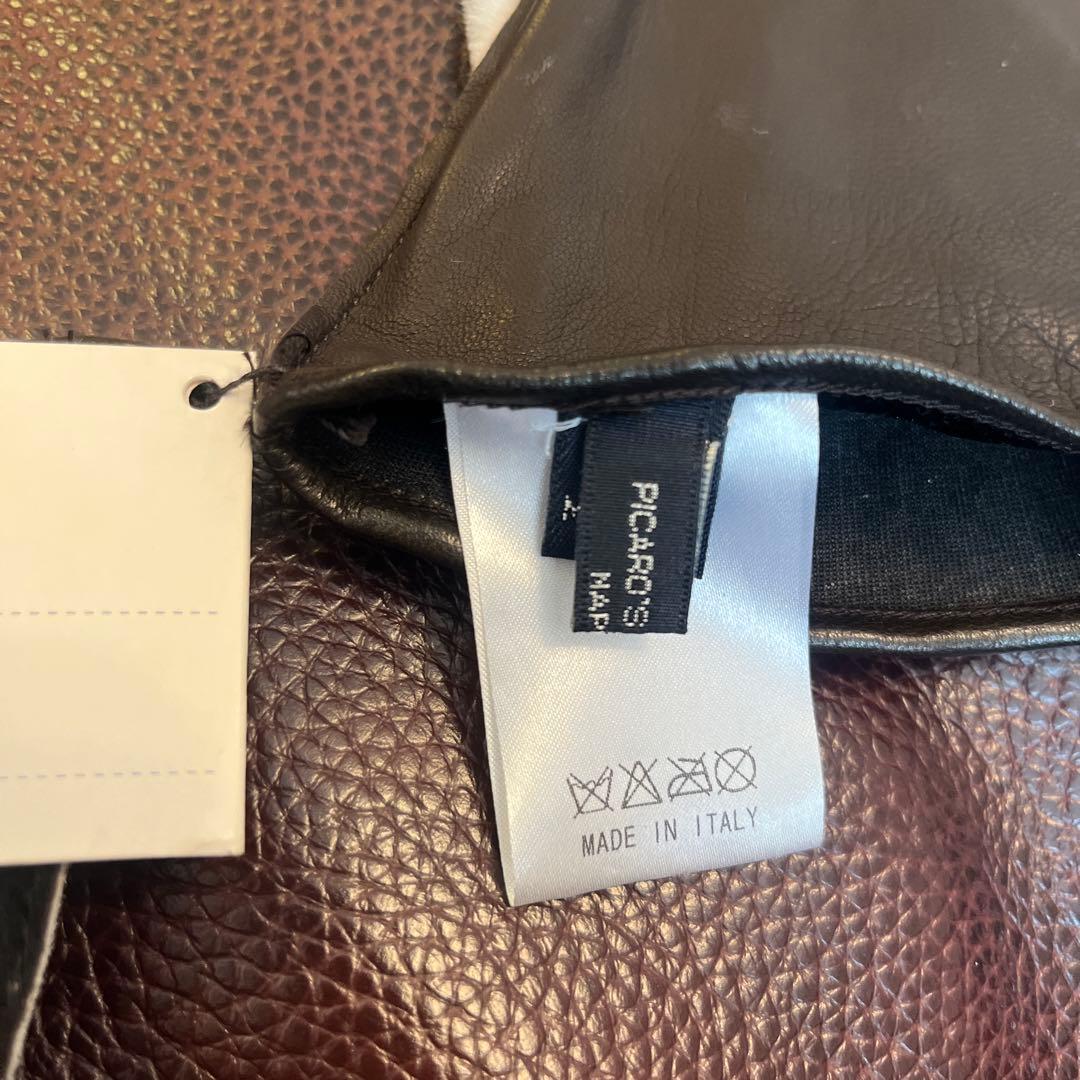 ウィムガゼット ハラコロンググローブ　ゼブラ　未使用タグ付き