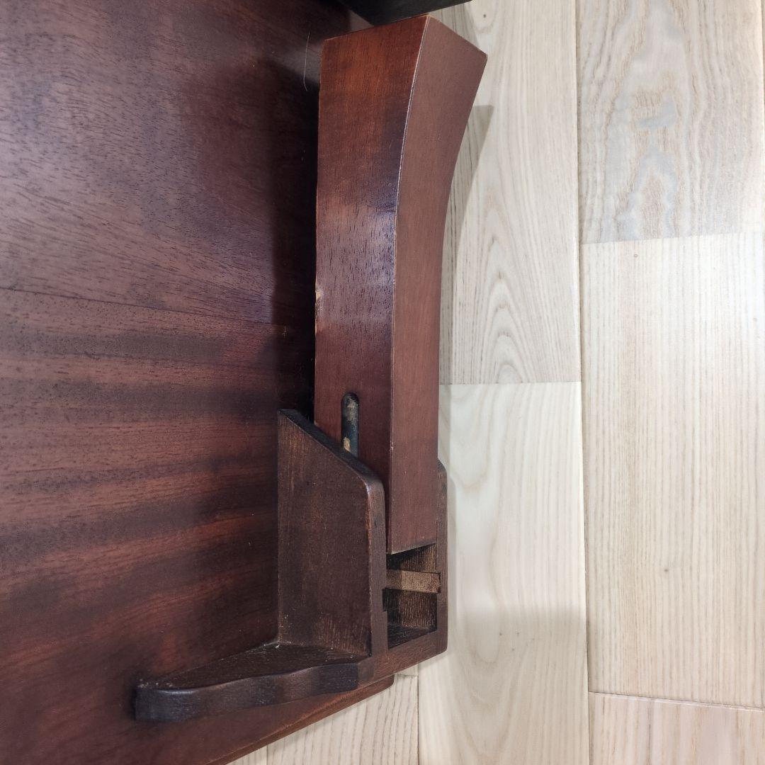 【漆塗り 和家具 テーブル】脚折りたたみ