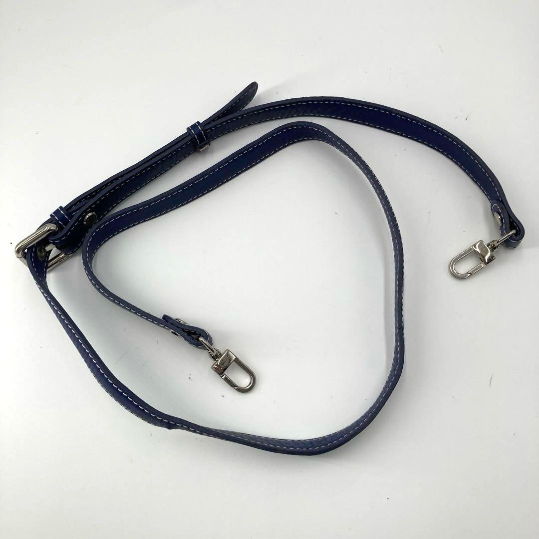 美品✨MCM エムシーエム ヴィセトス 2way ミニボストン ネイビー 白