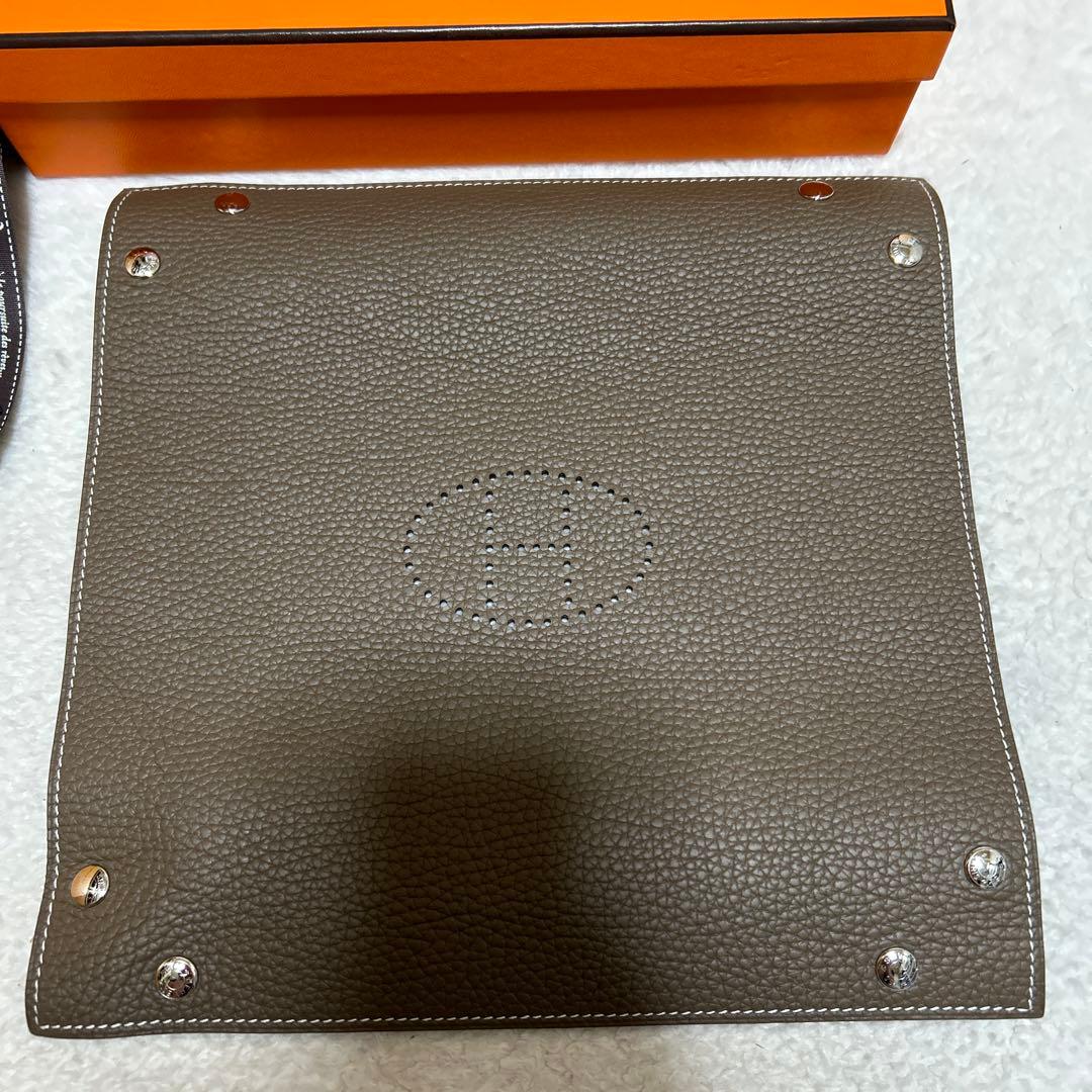 新品エルメスHERMESレザートレイ　ウィドポッシュ　ミーズエルランス　トレー