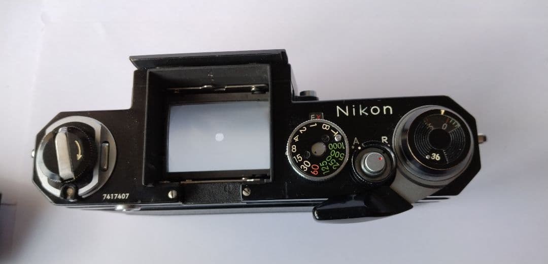 NIKON ニューF 741万台ブラック　黒　F36モードラ対応ボディ