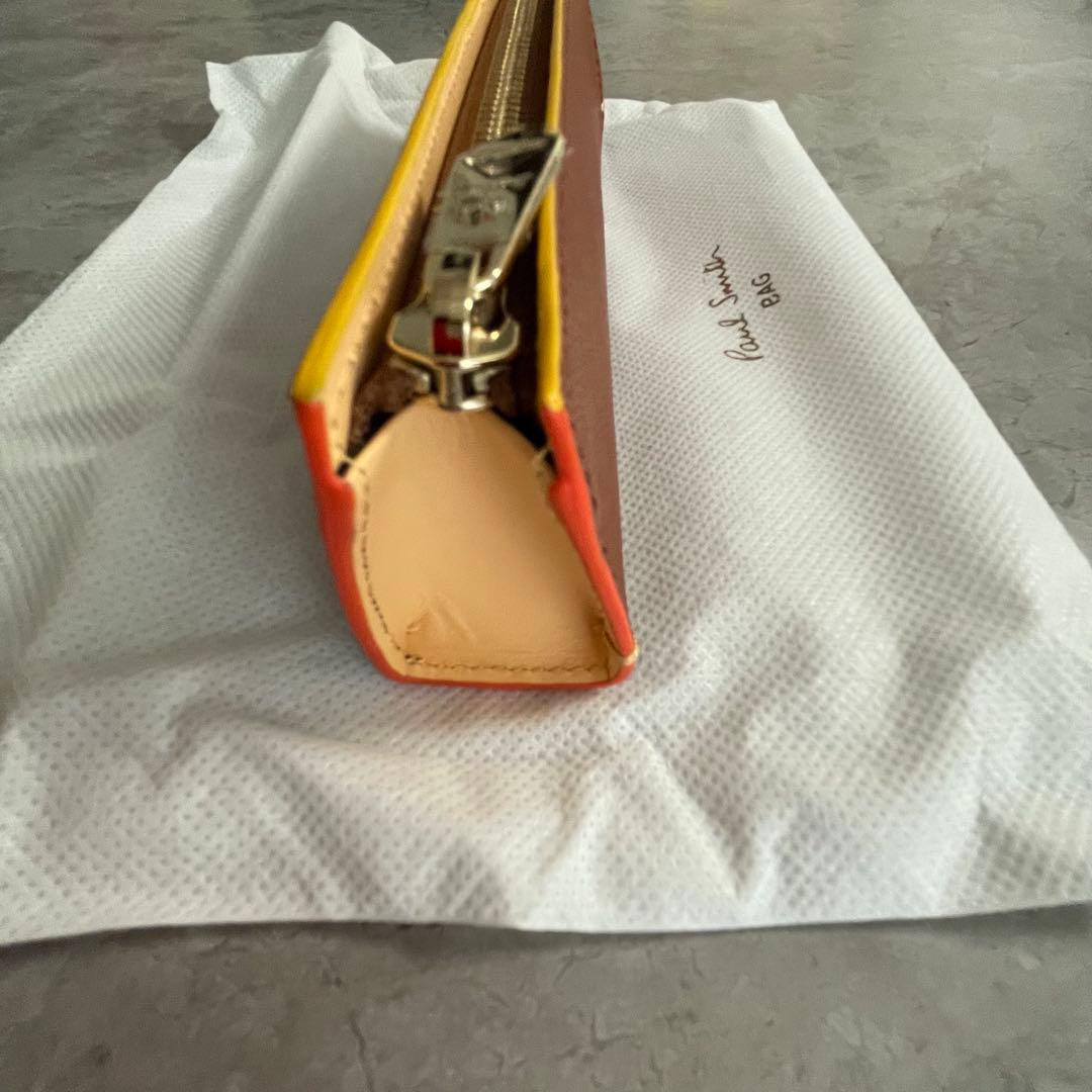 Paul Smith ポールスミス　ペンケース　ブラウン茶色 レザー 筆箱