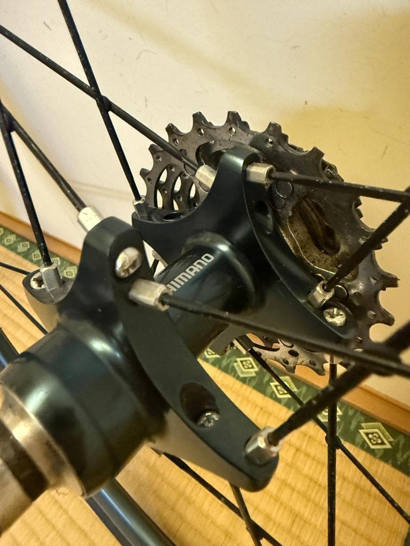 SHIMANO WH-7700 DURA-ACE チューブラーホイール 前後